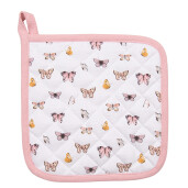 Set 2 servete termice Fluturasi bumbac 16x16 cm