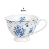 Set 4 cesti portelan PK 12x9x6 cm, 14x2 cm, 200 ml