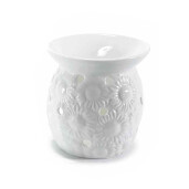 Set 4 difuzoare parfum camera ceramica alba Ø 9 cm x 9,5 H