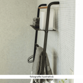 Scara decorativa metal negru Buby 40x26,5x160 cm 
