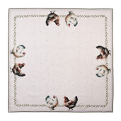 Fata masa bumbac multicolor Country 100x100 cm