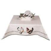 Fata masa bumbac multicolor Country 100x100 cm