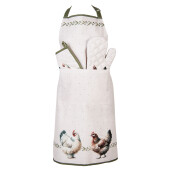 Sort bucatarie bumbac multicolor Country 70x85 cm