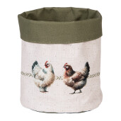 Cos bumbac multicolor Rustic Ø 15x16 cm