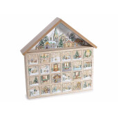 Calendar Advent Craciun cm 31 x 5,5 x 32 H