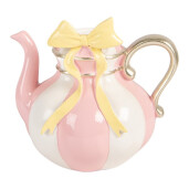 Suport lumanare Ceainic polirasina multicolora 13x10x11 cm