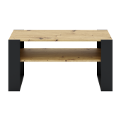 Masuta DTD stejar artisan neagra Cara 90x53.2x45 cm