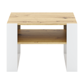 Masuta DTD stejar artisan alba Cara 67x68.2x45 cm