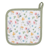 Set 2 servete termice bumbac multicolor Flower 20x20 cm