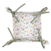 Cos paine bumbac multicolor Flower 35x35x8 cm