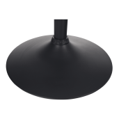 Scaun bar catifea maro metal negru Chiro 51.5x60x120 cm