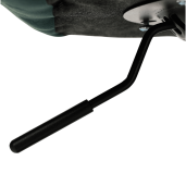 Scaun de bar tapiterie velur verde Chiro 54x57x116 cm