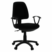 Scaun birou negru Colby 60x52x90-100 cm