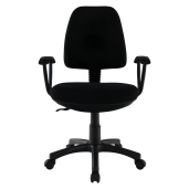 Scaun birou negru Colby 60x52x90-100 cm
