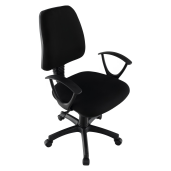 Scaun birou negru Colby 60x52x90-100 cm