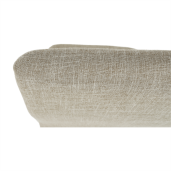 Scaun tapiterie textil bej cadru metalic fag Coleta 41x49x96 cm