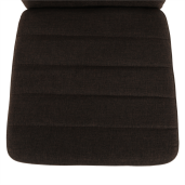 Scaun tapiterie textil maro cadru metalic Coleta 41x49x96 cm