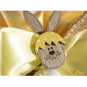 Set 80 decoratiuni cu adeziv Iepurasi Bunny 2.5x5 cm