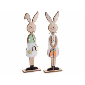 Set 2 figurine Iepurasi Paste 15x5x49 cm