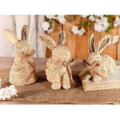 Set 3 figurine Iepurasi 13x9x20 cm