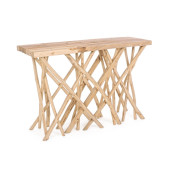 Consola lemn natur Aili 120 cm x 29 cm x 80 h