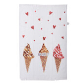 Prosop de maini si fata bumbac multicolor Ice Cream 40x66 cm