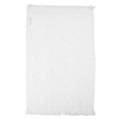 Prosop Craciun Reni bumbac alb rosu 40x66 cm