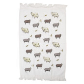 Prosop maini si fata bumbac multicolor Oite 40x66 cm