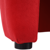 Fotoliu tapiterie textil rosu Cuba 65x60x77 cm