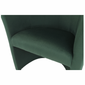 Fotoliu tapiterie textil verde smarald Cuba 65x60x77 cm
