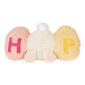 Perna decorativa Paste Iepuras poliester multicolor 36x12x20 cm