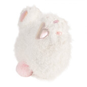 Perna decorativa Paste Iepuras poliester alb roz 38x14x27 cm