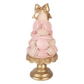 Decoratiune Tort polirasina roz aurie Ø 13x29 cm