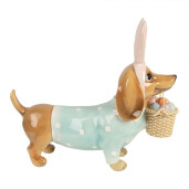 Figurina Paste Catelus polirasina multicolora 31x10x27 cm