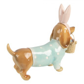 Figurina Paste Catelus polirasina multicolora 31x10x27 cm