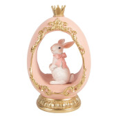 Decoratiune Paste Iepuras polirasina multicolora 13x10x20 cm