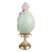 Ou decorativ Paste polirasina multicolora 17x16x41 cm