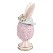 Ou decorativ Paste polirasina multicolora Ø 13x30 cm