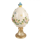 Ou decorativ Paste polirasina multicolora Ø 16x33 cm