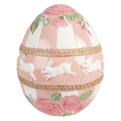 Ou decorativ Paste polirasina multicolora Ø 38x46 cm