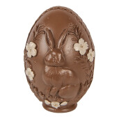 Ou decorativ Paste polirasina maro bej Ø 9x13 cm 