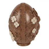 Ou decorativ Paste polirasina maro bej Ø 9x13 cm 