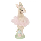 Figurina Iepuras polirasina multicolora 10x9x27 cm