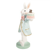 Figurina Iepuras polirasina multicolora 13x11x28 cm