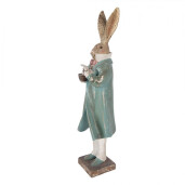 Figurina Iepuras Paste polirasina multicolora 14x11x48 cm