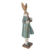 Figurina Iepuras Paste polirasina multicolora 14x11x48 cm