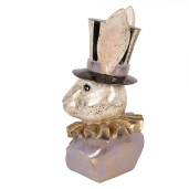 Figurina Iepuras Paste polirasina multicolora 14x12x27 cm