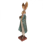 Figurina Iepuras Paste polirasina multicolora 14x12x47 cm
