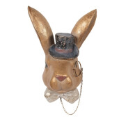 Figurina Iepuras Paste polirasina multicolora 17x11x25 cm