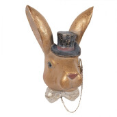 Figurina Iepuras Paste polirasina multicolora 17x11x25 cm